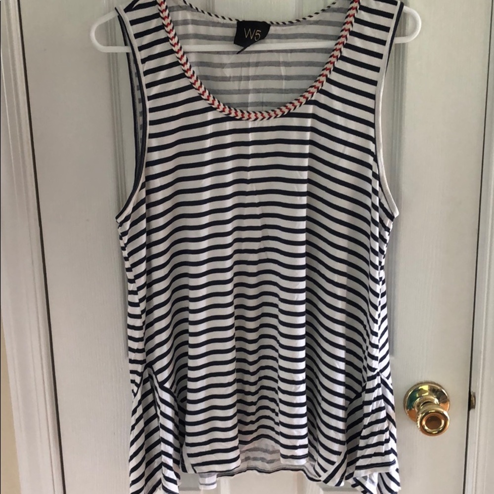 Red, white, & blue tank!